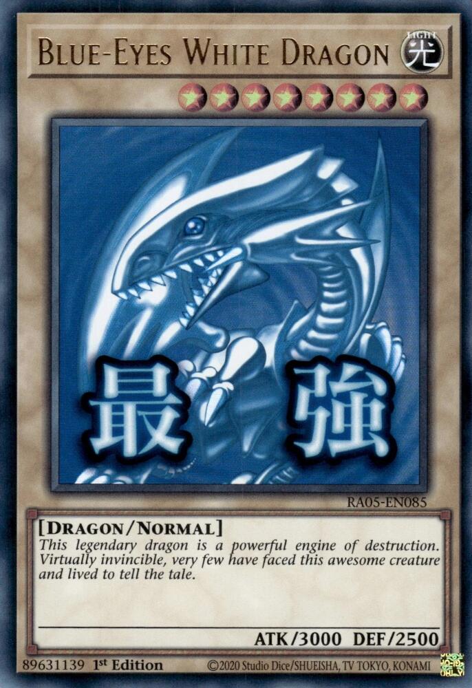 Blue-Eyes White Dragon [RA05-EN085] Ultra Rare | Exor Games Bridgewater