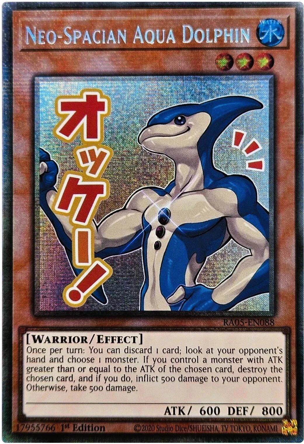 Neo-Spacian Aqua Dolphin (Starlight Rare) [RA05-EN088] Starlight Rare | Exor Games Bridgewater