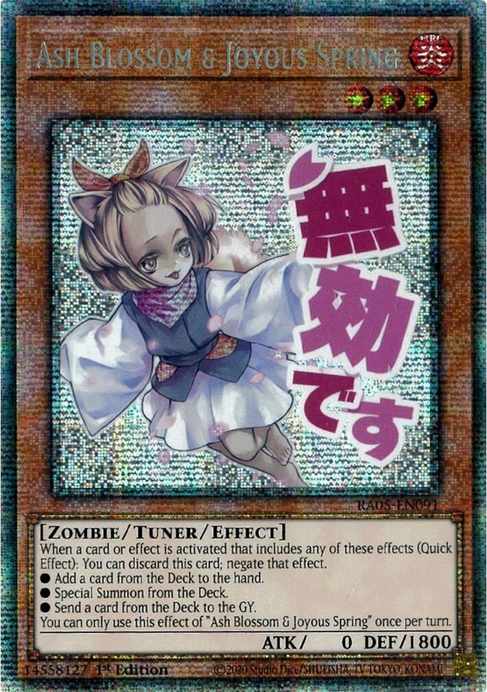 Ash Blossom & Joyous Spring (Starlight Rare) [RA05-EN091] Starlight Rare | Exor Games Bridgewater