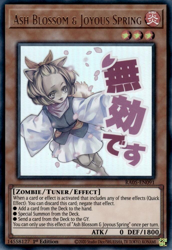 Ash Blossom & Joyous Spring [RA05-EN091] Ultra Rare | Exor Games Bridgewater
