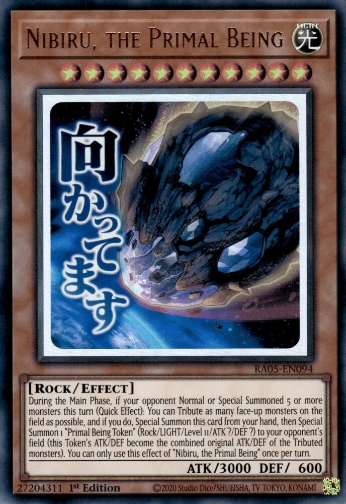 Nibiru, the Primal Being [RA05-EN094] Ultra Rare | Exor Games Bridgewater