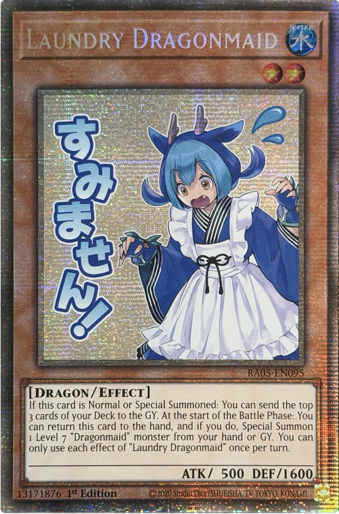 Laundry Dragonmaid (Starlight Rare) [RA05-EN095] Starlight Rare | Exor Games Bridgewater