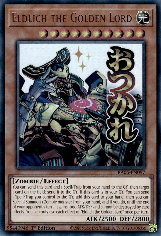 Eldlich the Golden Lord [RA05-EN097] Ultra Rare | Exor Games Bridgewater