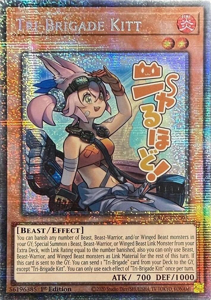 Tri-Brigade Kitt (Starlight Rare) [RA05-EN098] Starlight Rare | Exor Games Bridgewater