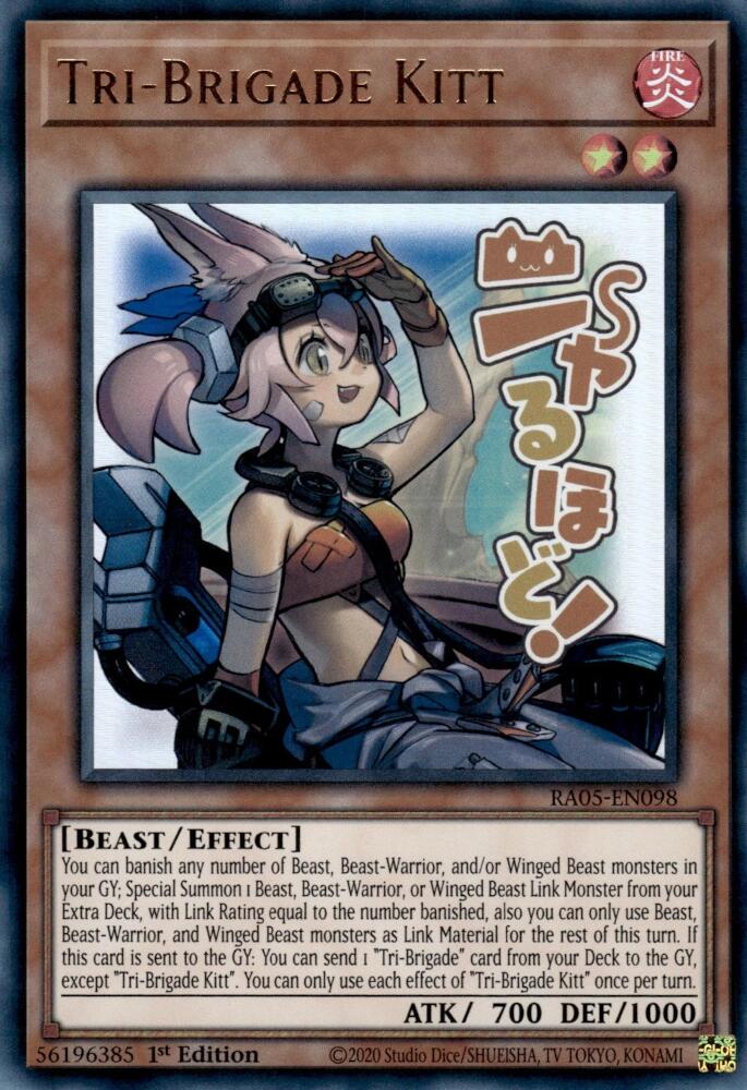 Tri-Brigade Kitt [RA05-EN098] Ultra Rare | Exor Games Bridgewater