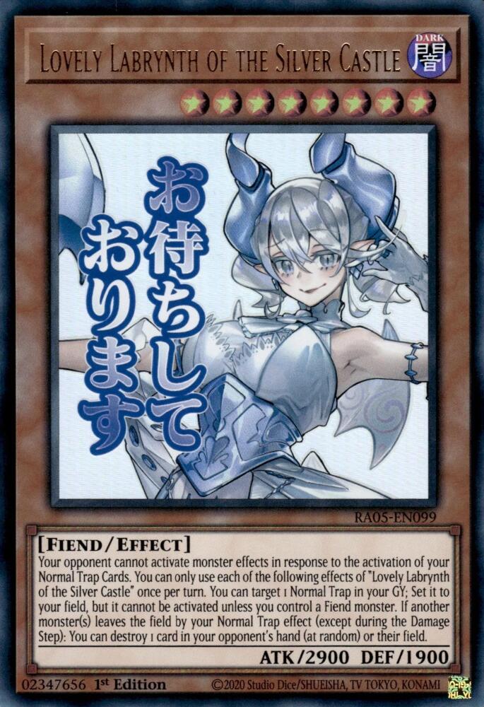 Lovely Labrynth of the Silver Castle [RA05-EN099] Ultra Rare | Exor Games Bridgewater