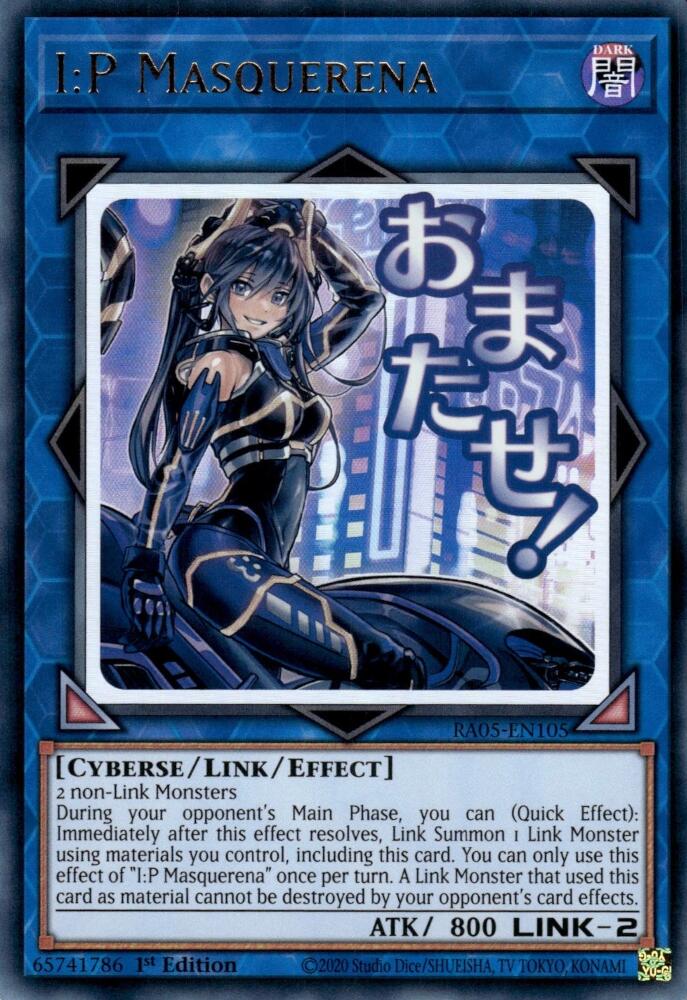 I:P Masquerena [RA05-EN105] Ultra Rare | Exor Games Bridgewater