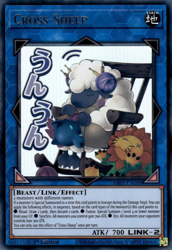 Cross-Sheep [RA05-EN106] Ultra Rare | Exor Games Bridgewater