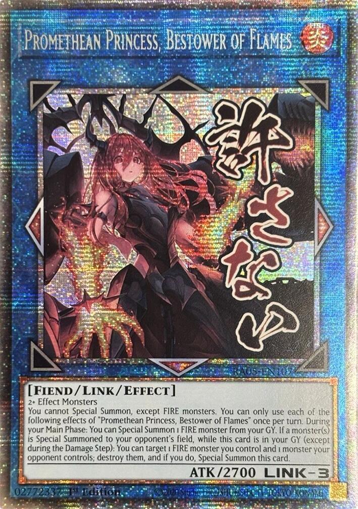 Promethean Princess, Bestower of Flames (Starlight Rare) [RA05-EN107] Starlight Rare | Exor Games Bridgewater