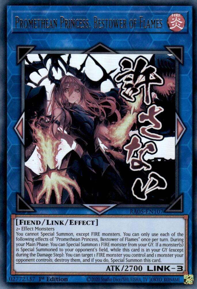 Promethean Princess, Bestower of Flames [RA05-EN107] Ultra Rare | Exor Games Bridgewater