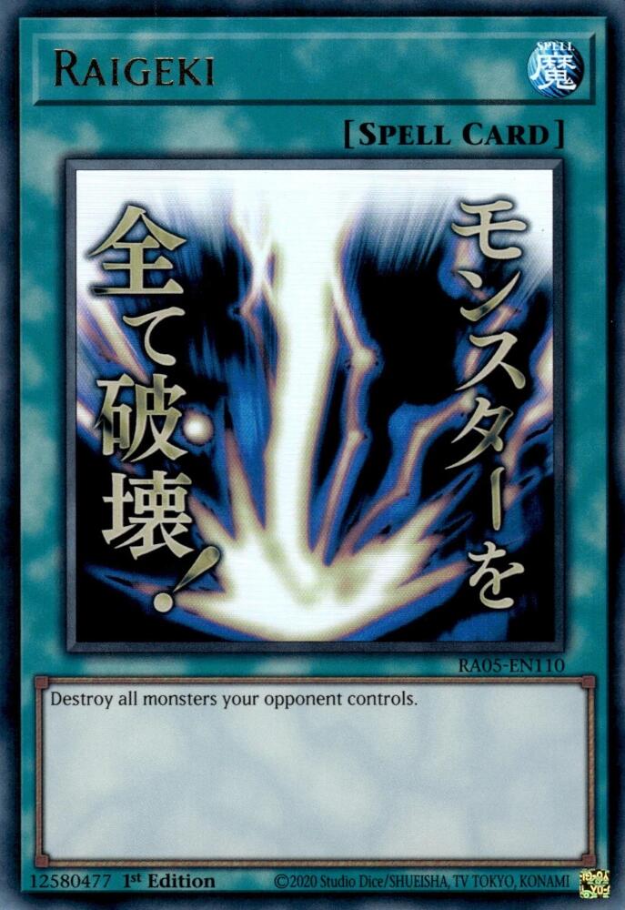 Raigeki [RA05-EN110] Ultra Rare | Exor Games Bridgewater