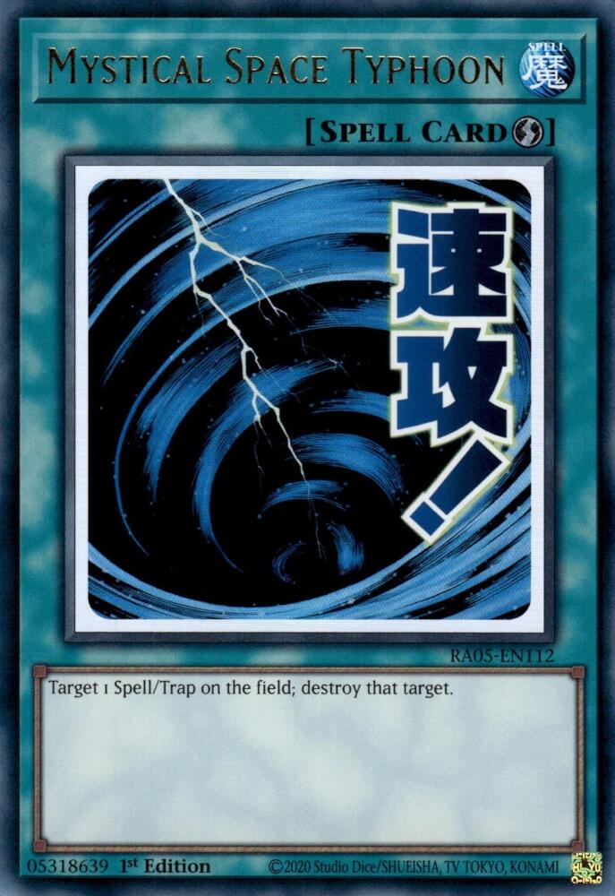 Mystical Space Typhoon [RA05-EN112] Ultra Rare | Exor Games Bridgewater