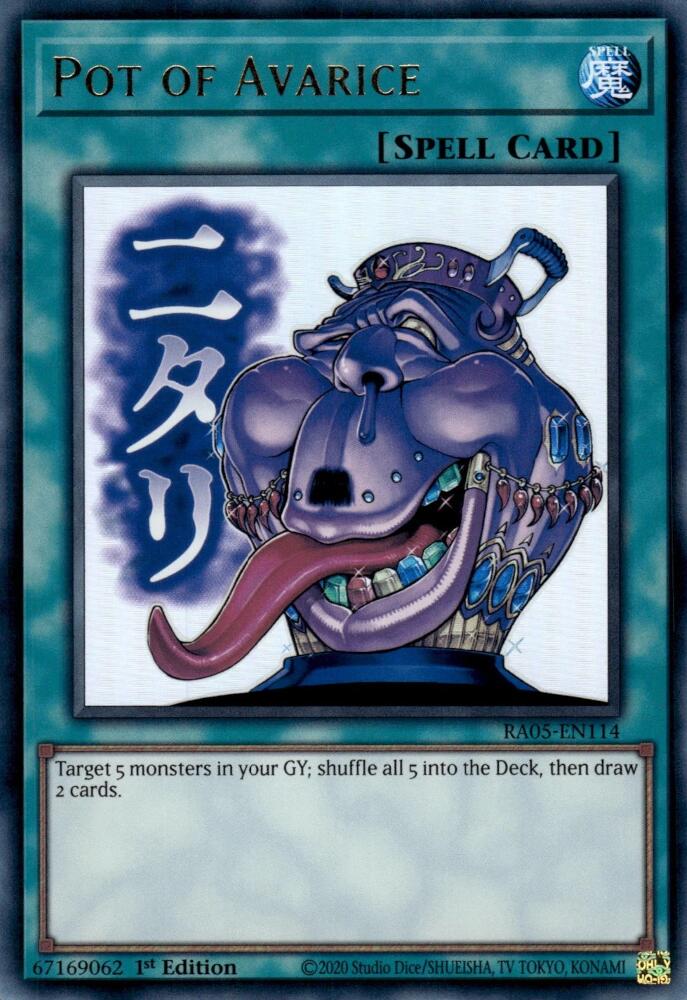 Pot of Avarice [RA05-EN114] Ultra Rare | Exor Games Bridgewater