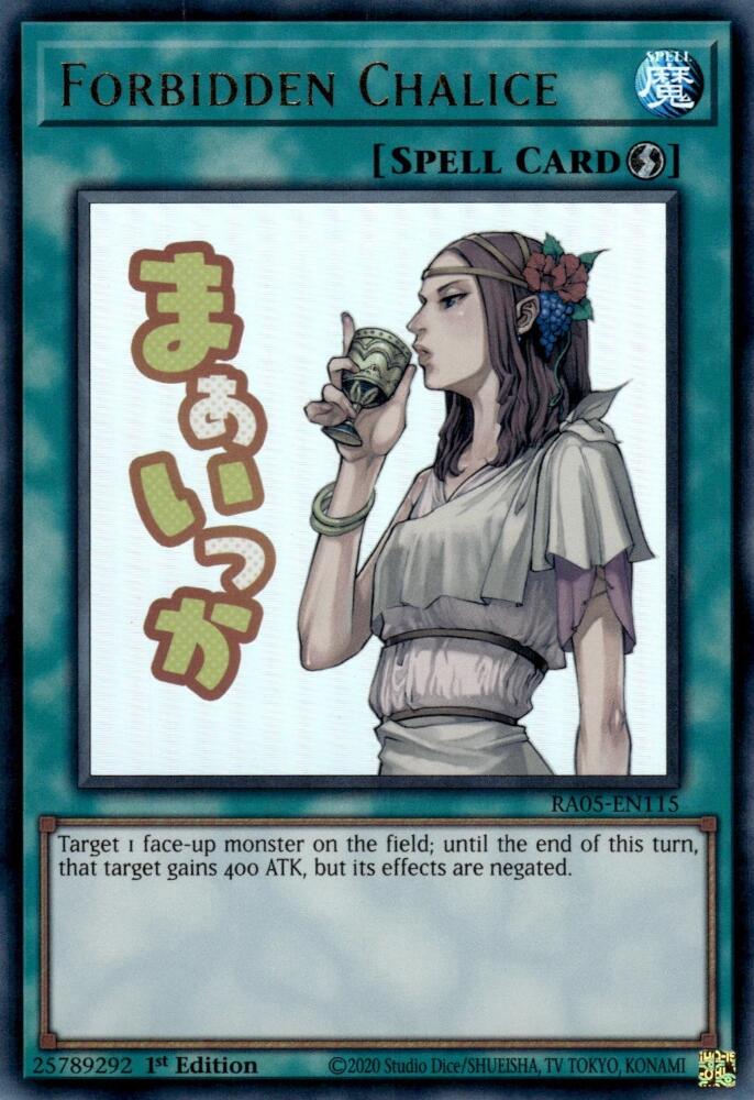 Forbidden Chalice [RA05-EN115] Ultra Rare | Exor Games Bridgewater