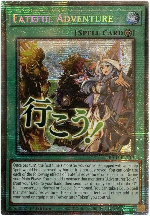 Fateful Adventure (Starlight Rare) [RA05-EN119] Starlight Rare | Exor Games Bridgewater