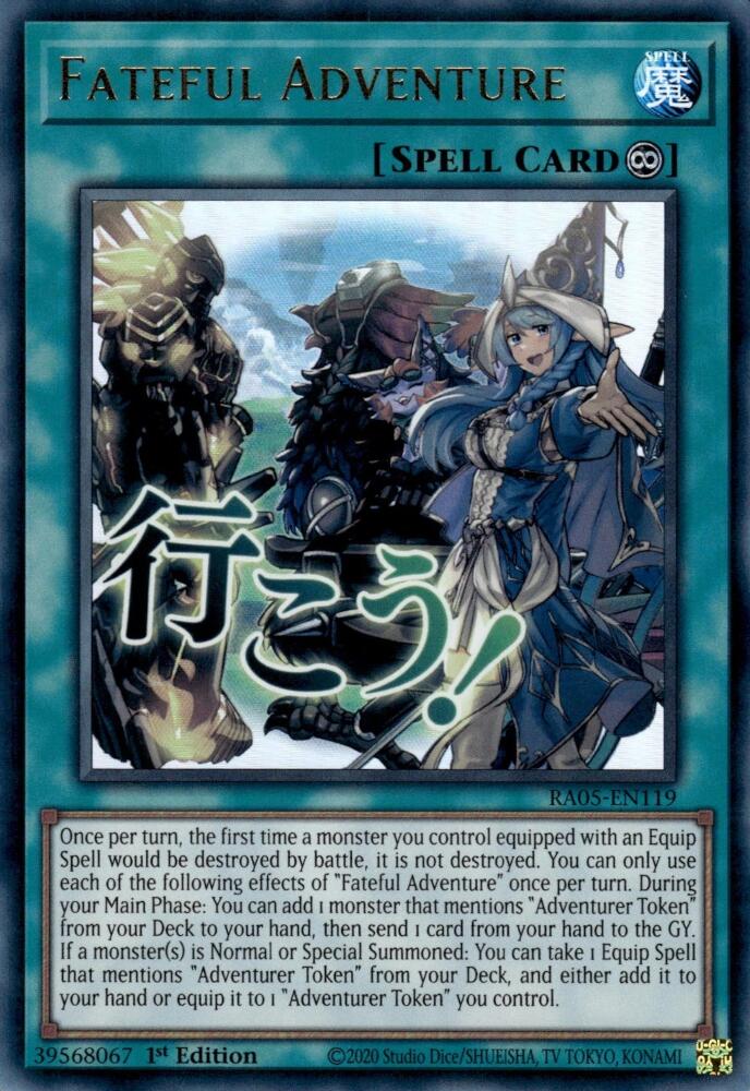 Fateful Adventure [RA05-EN119] Ultra Rare | Exor Games Bridgewater