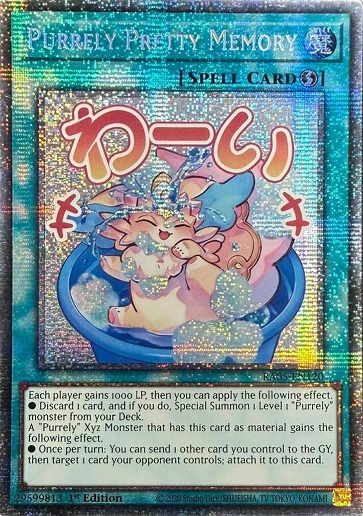 Purrely Pretty Memory (Starlight Rare) [RA05-EN120] Starlight Rare | Exor Games Bridgewater