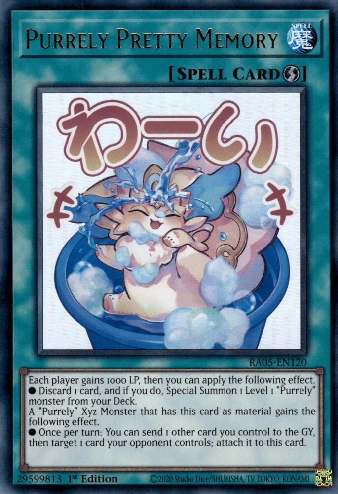 Purrely Pretty Memory [RA05-EN120] Ultra Rare | Exor Games Bridgewater