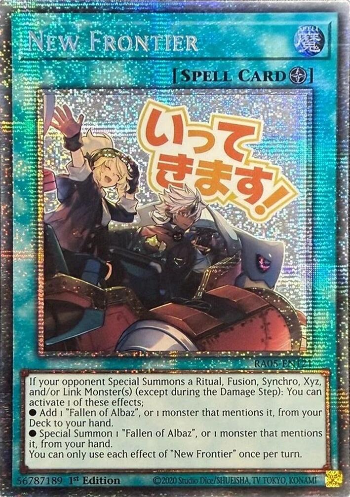 New Frontier (Starlight Rare) [RA05-EN121] Starlight Rare | Exor Games Bridgewater