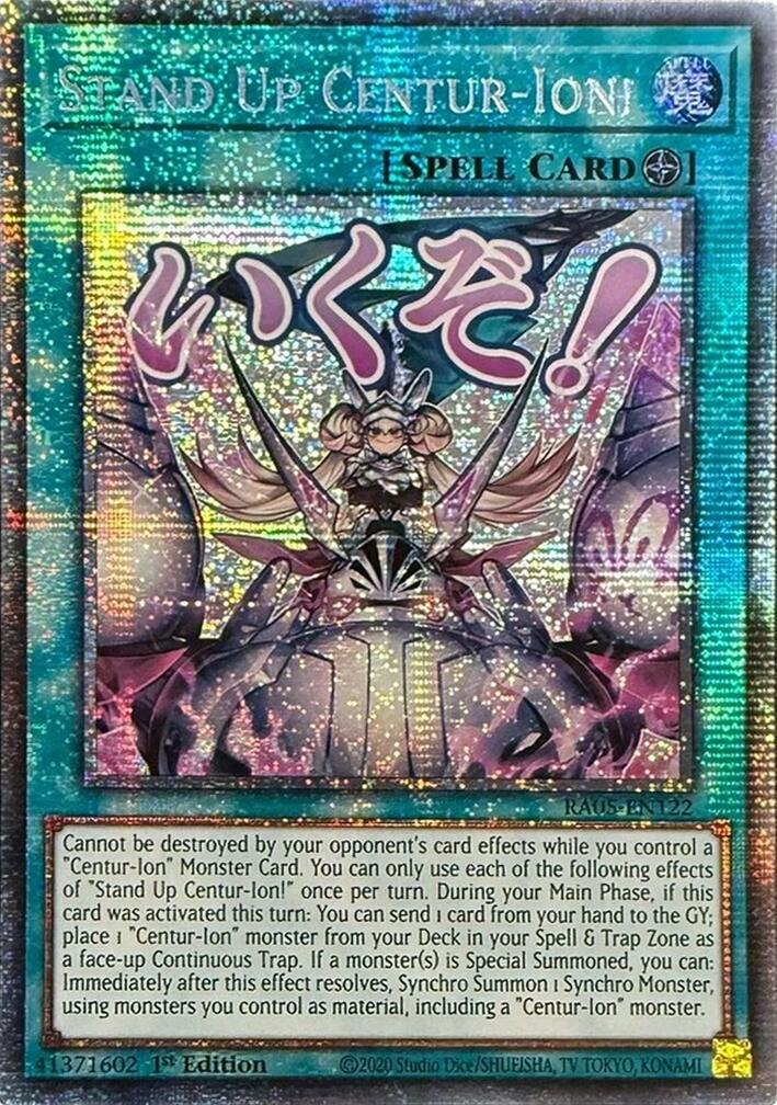 Stand Up Centur-Ion! (Starlight Rare) [RA05-EN122] Starlight Rare | Exor Games Bridgewater
