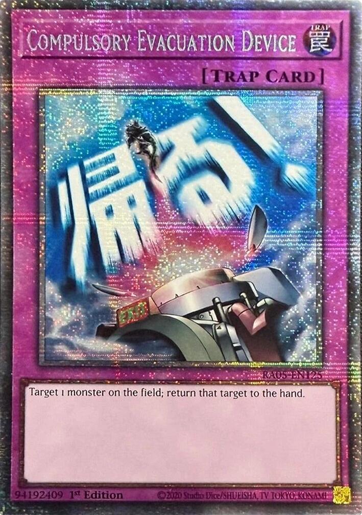 Compulsory Evacuation Device (Starlight Rare) [RA05-EN125] Starlight Rare | Exor Games Bridgewater