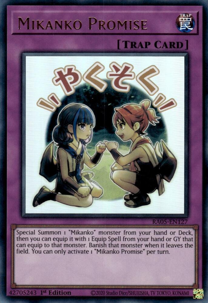 Mikanko Promise [RA05-EN127] Ultra Rare | Exor Games Bridgewater