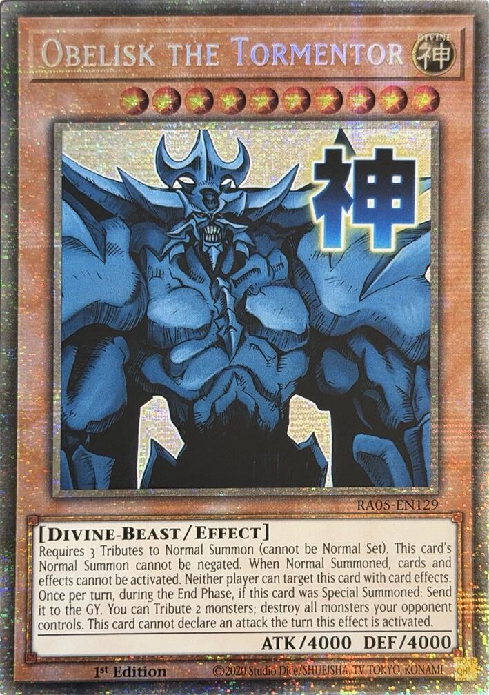 Obelisk the Tormentor (Starlight Rare) [RA05-EN129] Starlight Rare | Exor Games Bridgewater
