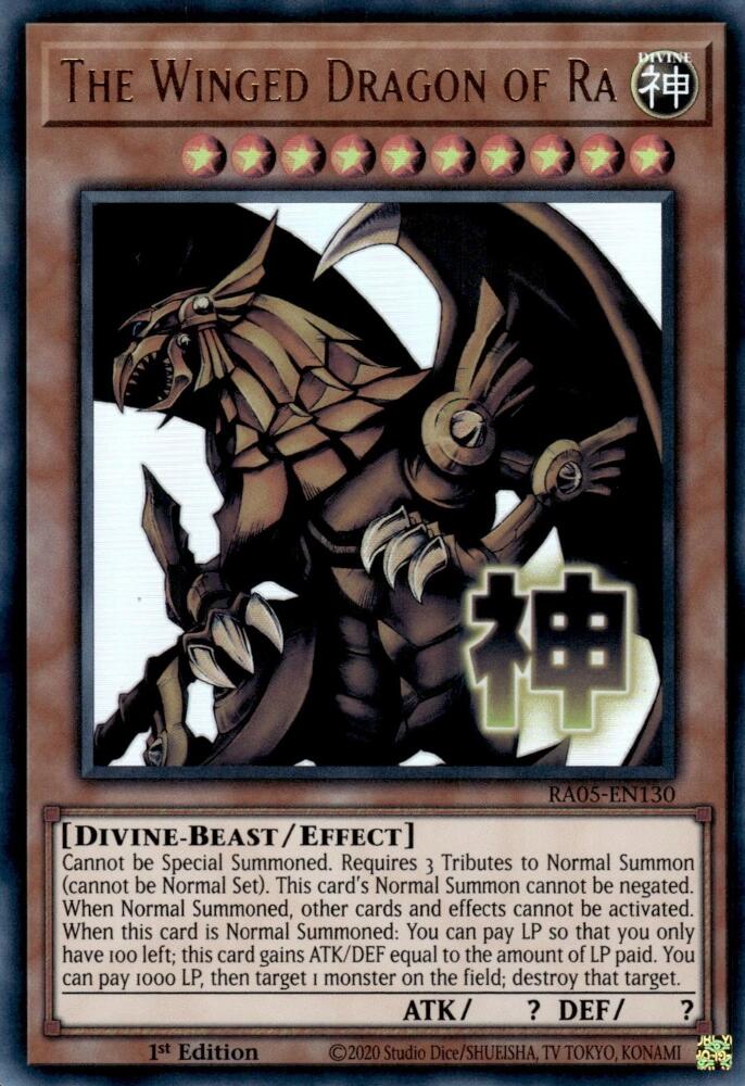 The Winged Dragon of Ra [RA05-EN130] Ultra Rare | Exor Games Bridgewater