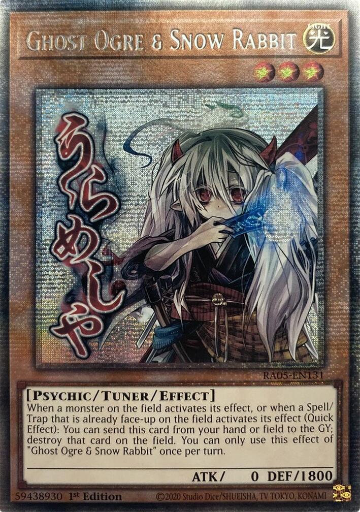 Ghost Ogre & Snow Rabbit (Starlight Rare) [RA05-EN131] Starlight Rare | Exor Games Bridgewater