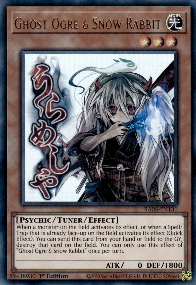 Ghost Ogre & Snow Rabbit [RA05-EN131] Ultra Rare | Exor Games Bridgewater