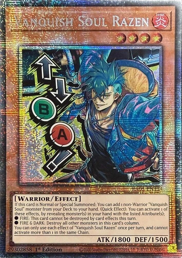 Vanquish Soul Razen (Starlight Rare) (Stamp) [RA05-EN134] Starlight Rare | Exor Games Bridgewater