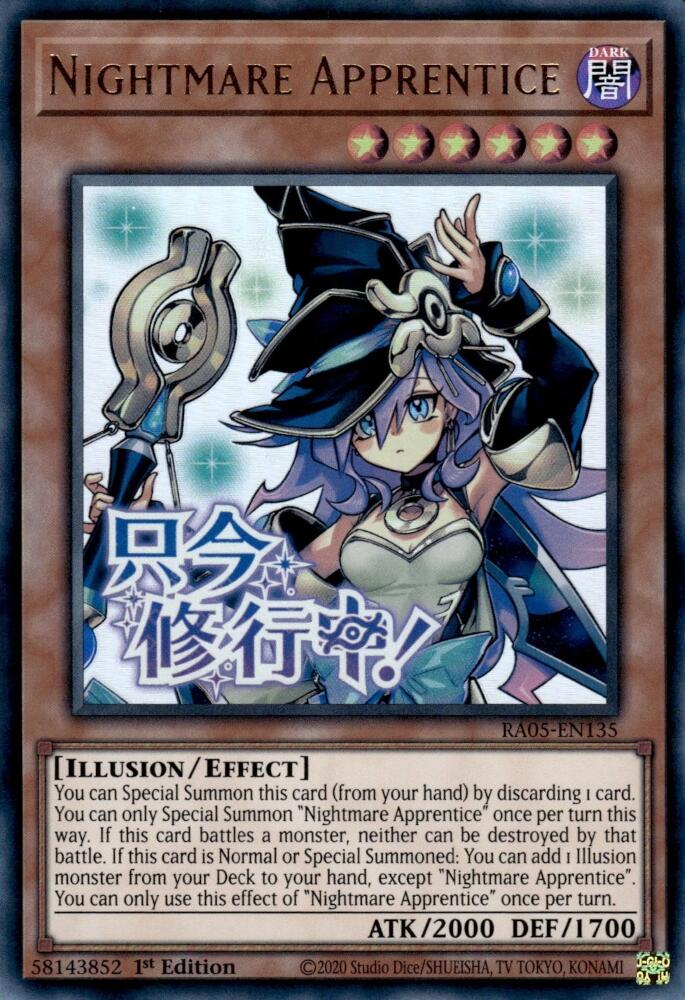Nightmare Apprentice [RA05-EN135] Ultra Rare | Exor Games Bridgewater