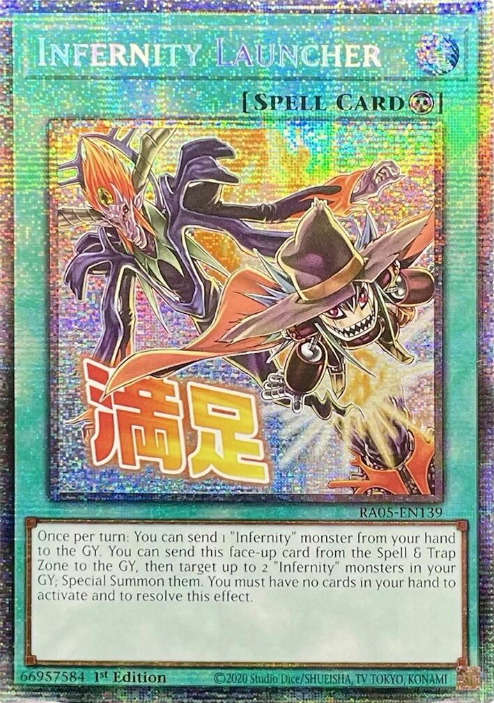 Infernity Launcher (Starlight Rare) [RA05-EN139] Starlight Rare | Exor Games Bridgewater