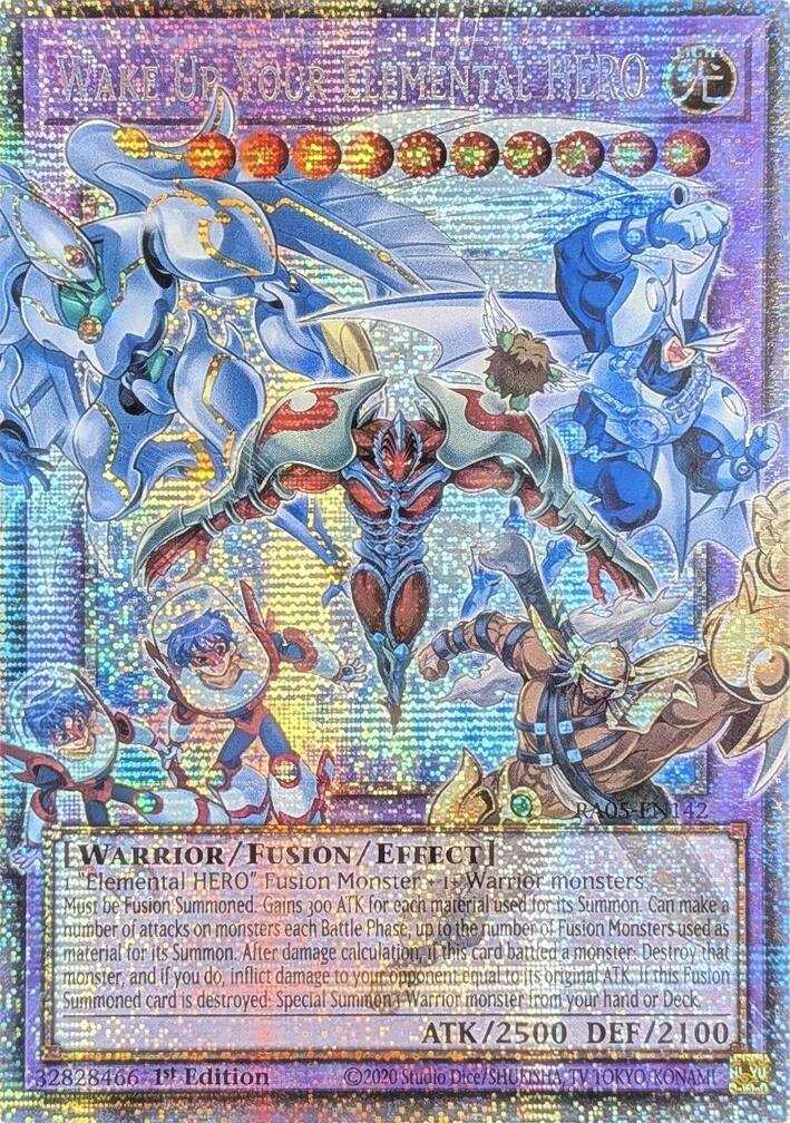 Wake Up Your Elemental HERO (Starlight Rare) [RA05-EN142] Starlight Rare | Exor Games Bridgewater
