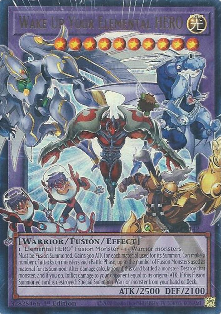 Wake Up Your Elemental HERO [RA05-EN142] Ultra Rare | Exor Games Bridgewater
