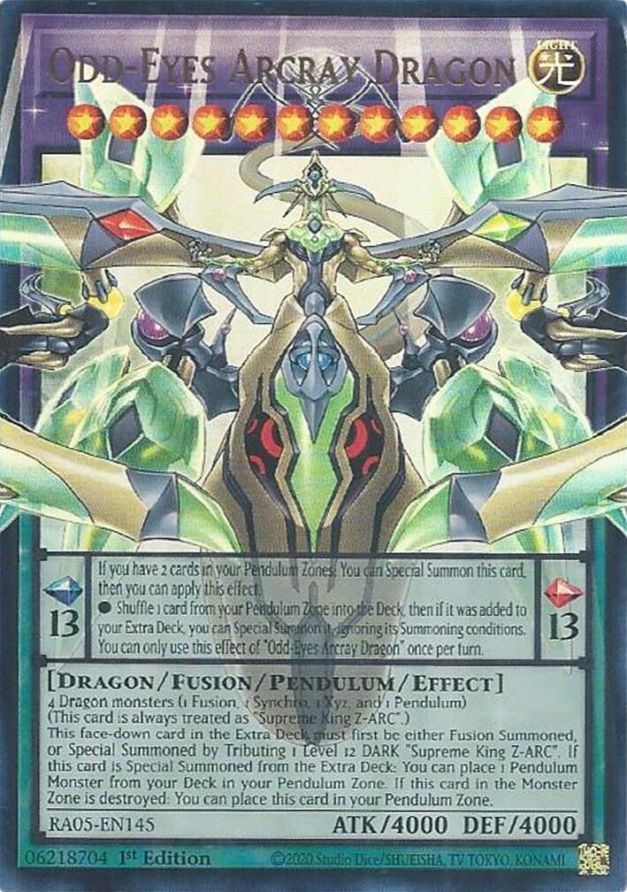 Odd-Eyes Arcray Dragon [RA05-EN145] Ultra Rare | Exor Games Bridgewater