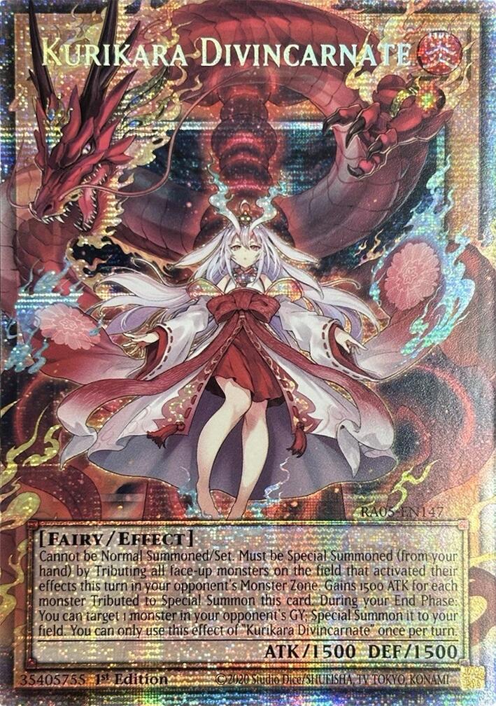 Kurikara Divincarnate (Starlight Rare) [RA05-EN147] Starlight Rare | Exor Games Bridgewater