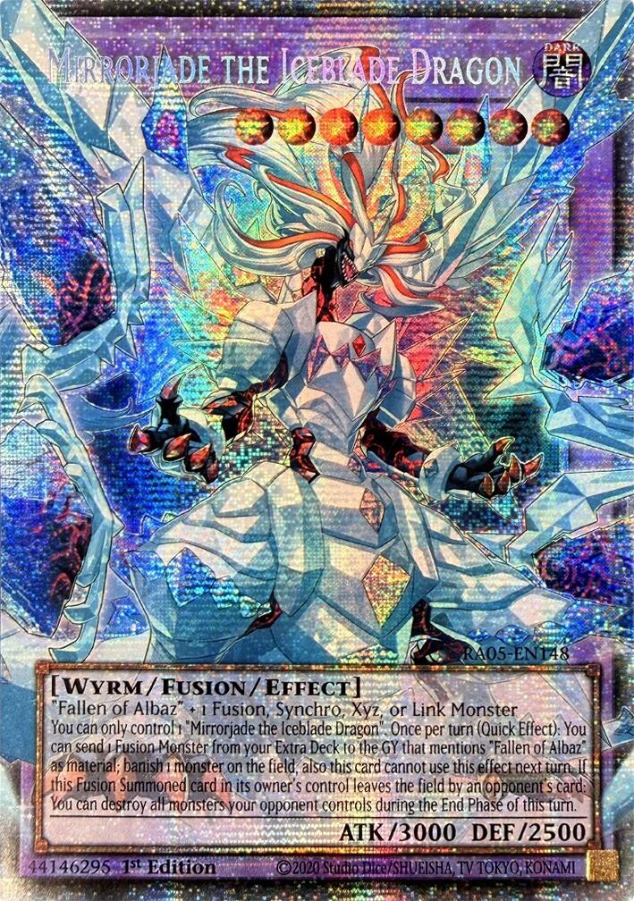 Mirrorjade the Iceblade Dragon (Starlight Rare) [RA05-EN148] Starlight Rare | Exor Games Bridgewater