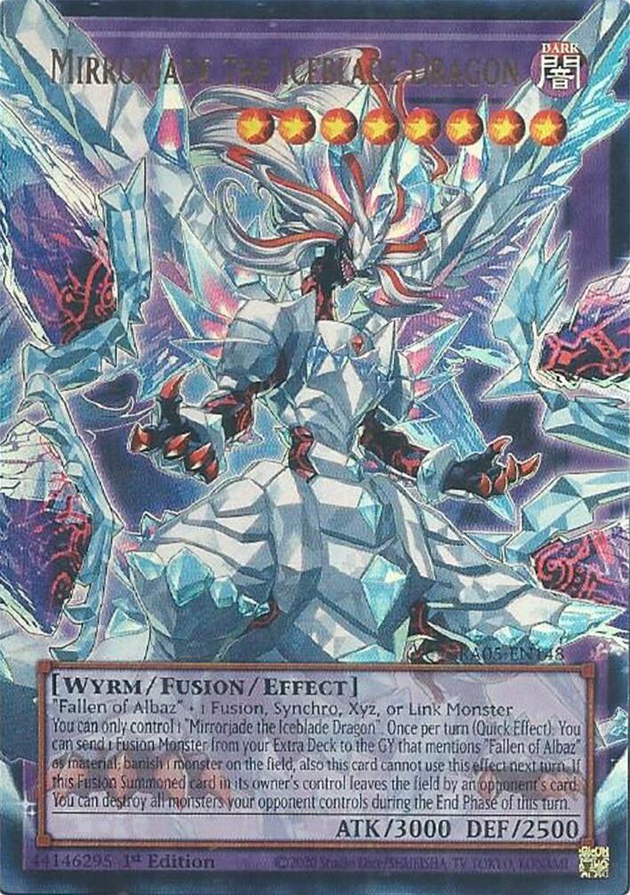 Mirrorjade the Iceblade Dragon [RA05-EN148] Ultra Rare | Exor Games Bridgewater