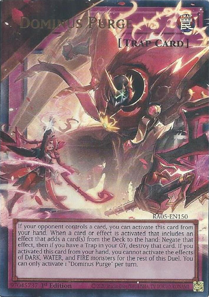Dominus Purge [RA05-EN150] Ultra Rare | Exor Games Bridgewater