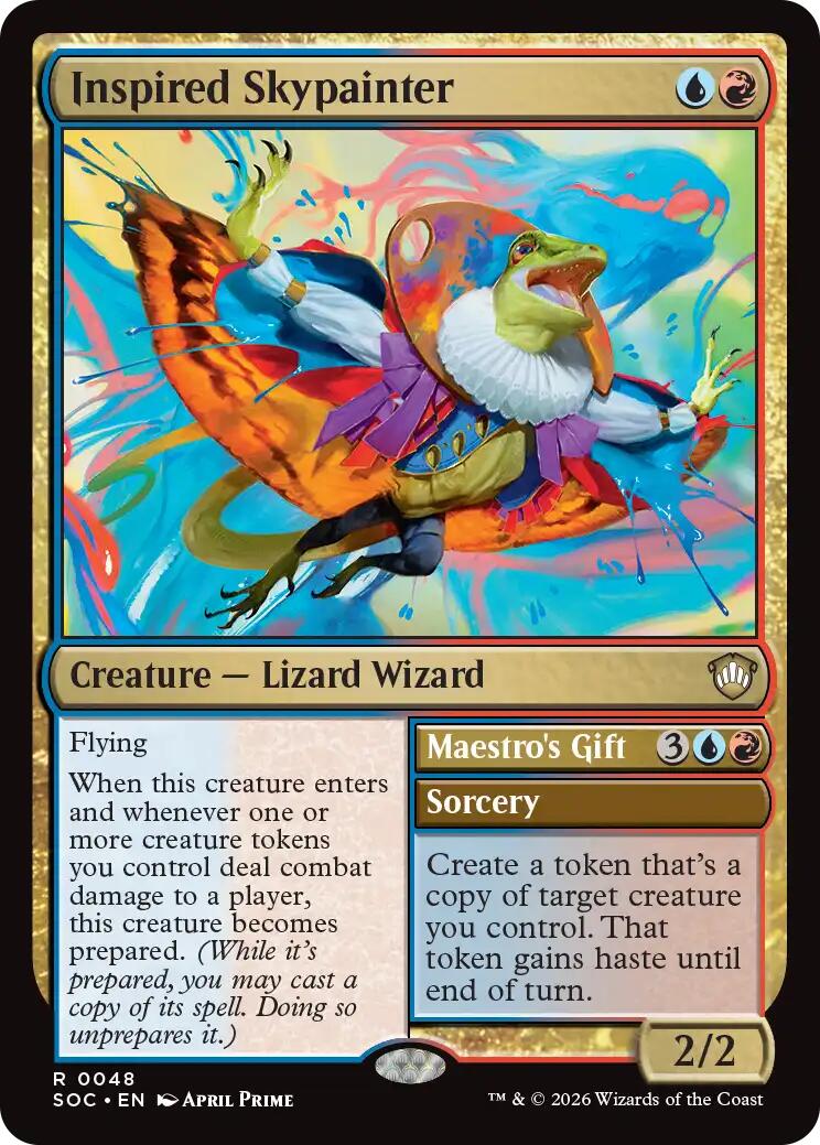 Inspired Skypainter [Secrets of Strixhaven Commander] | Exor Games Bridgewater