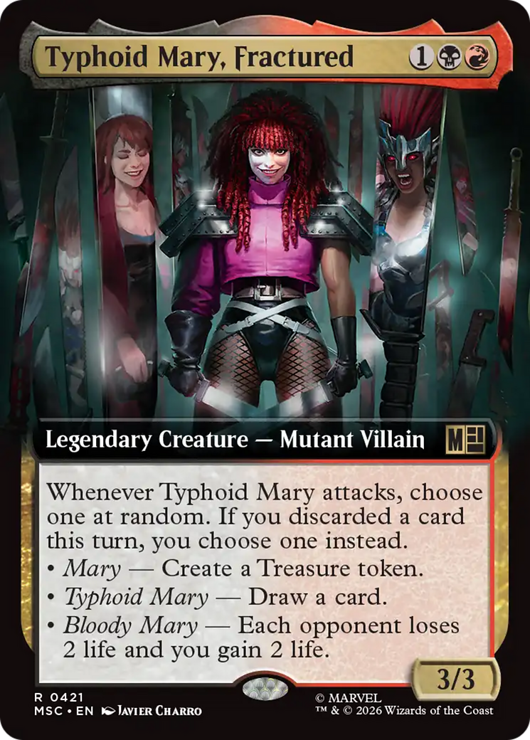 Typhoid Mary, Fractured (Extended Art) [Marvel Super Heroes Commander] | Exor Games Bridgewater