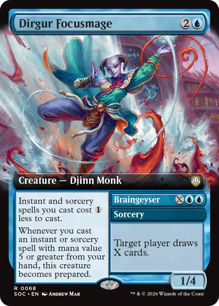 Dirgur Focusmage (Extended Art) [Secrets of Strixhaven Commander] | Exor Games Bridgewater