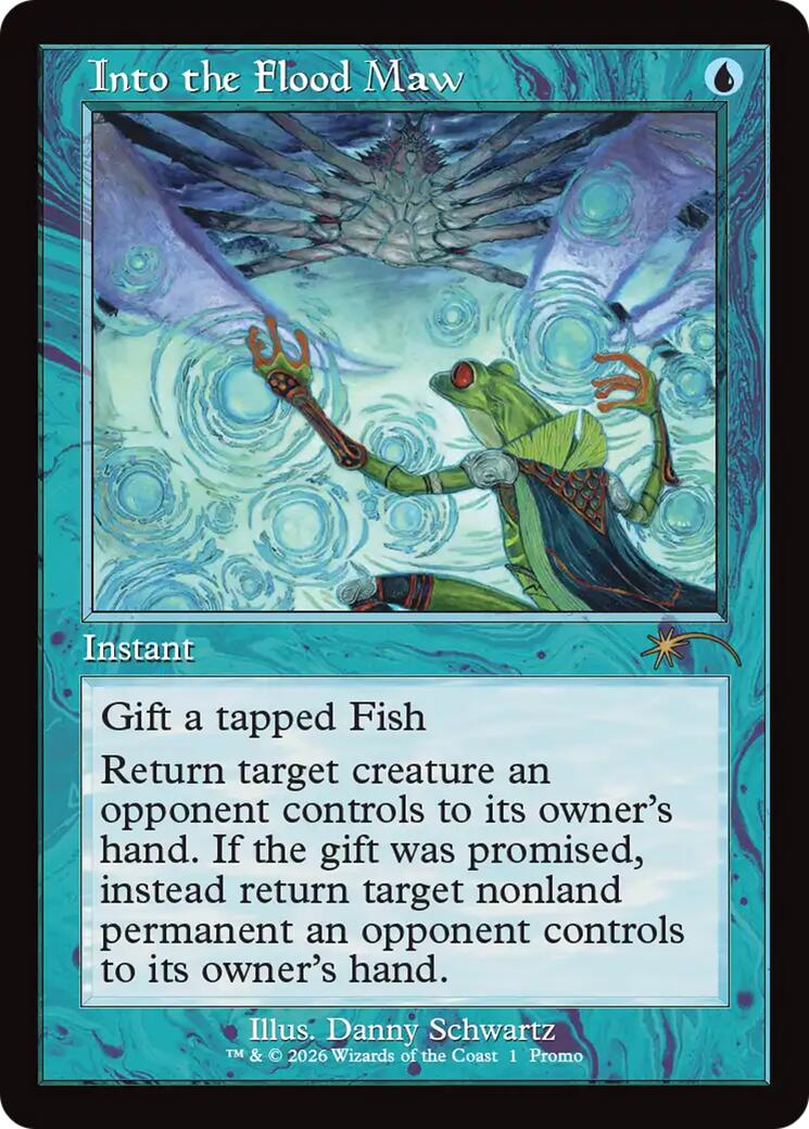 Into the Flood Maw (Retro Frame) [Wizards Play Network 2026] | Exor Games Bridgewater