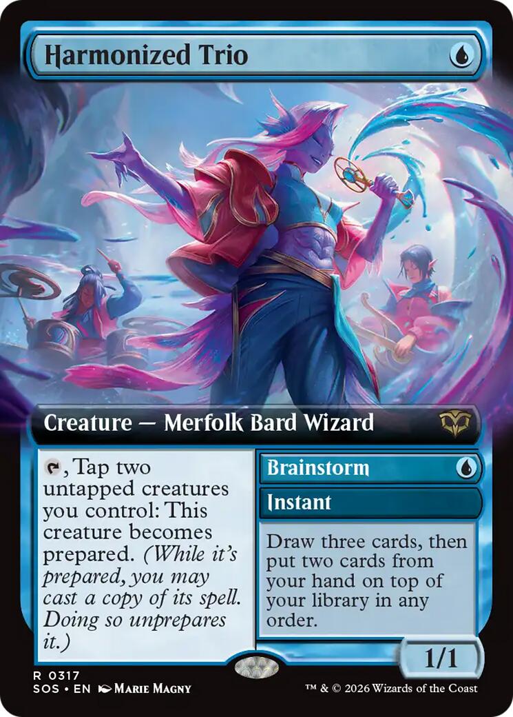 Harmonized Trio (Extended Art) [Secrets of Strixhaven] | Exor Games Bridgewater