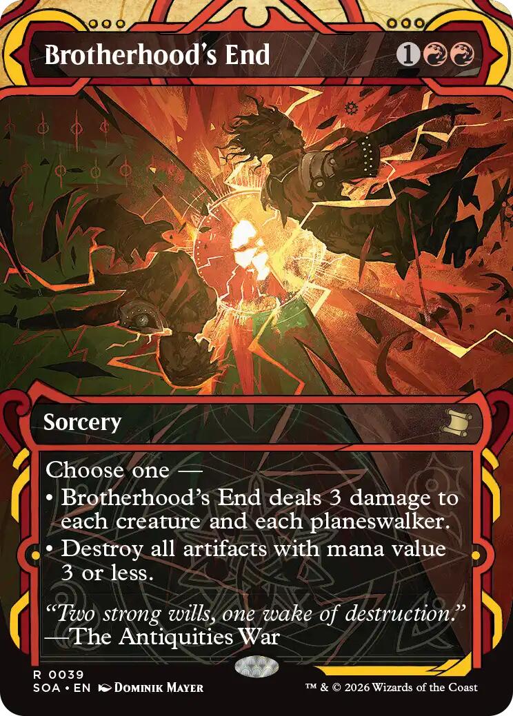 Brotherhood's End [Secrets of Strixhaven: Mystical Archive] | Exor Games Bridgewater