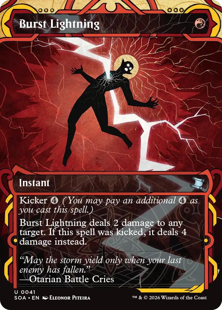 Burst Lightning [Secrets of Strixhaven: Mystical Archive] | Exor Games Bridgewater
