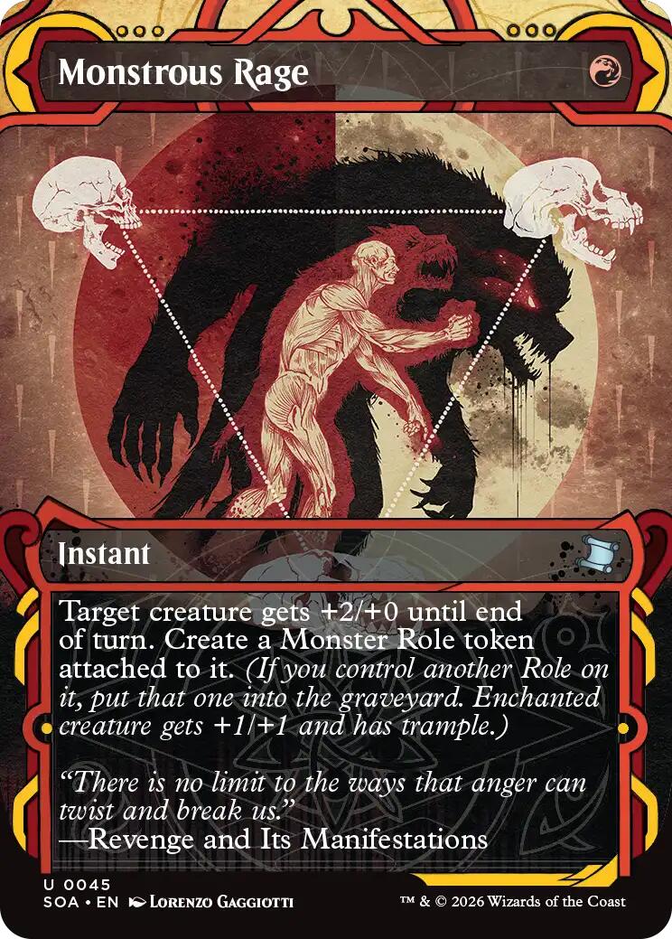 Monstrous Rage [Secrets of Strixhaven: Mystical Archive] | Exor Games Bridgewater