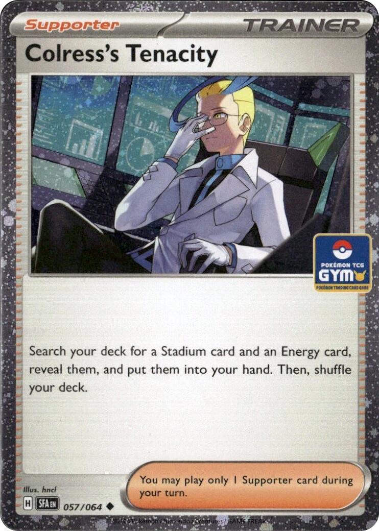 Colress's Tenacity (057/064) (Gym Stamp Asia Exclusive) [Miscellaneous Cards] | Exor Games Bridgewater