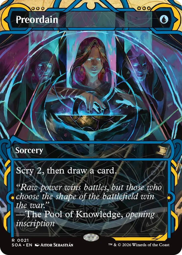 Preordain [Secrets of Strixhaven: Mystical Archive] | Exor Games Bridgewater